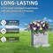 Artificial Cemetery Flowers for Grave,Headstone Flower Saddle for Tombstone Headstone Decorations Non-Fading Easy Fit (Purple White)